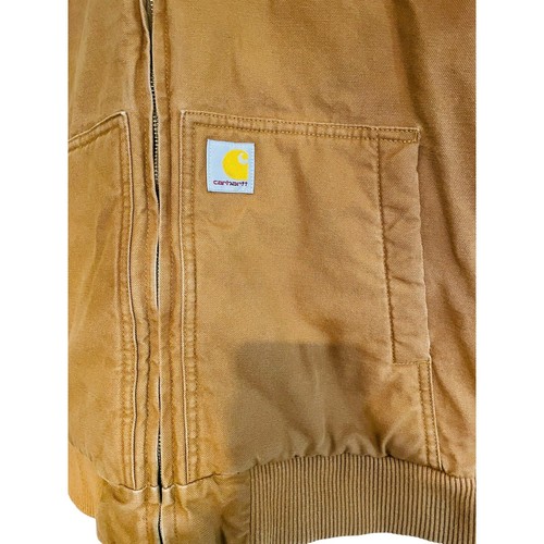 CARHARTT CHILDS YOUTH OJ8545-B QULITED LINED HOODED JACKET LARGE (14/16) BROWN - Picture 3 of 10