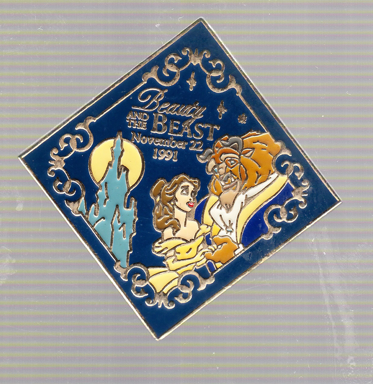 Beauty & The Beast, Countdown To The Millennium Pin, 1981, Pin # 41 PinPics 708