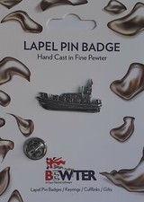 RNLI style LIFEBOAT Sailor Lapel Pin Badge, British Pewter  BEW92