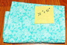 Beautiful floral seersucker fabric-28x36" plus extra remnant-Light green white