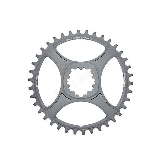Plateau VTT direct mount 38T anti-déraillement en alu HT3 pour boîtier GXP