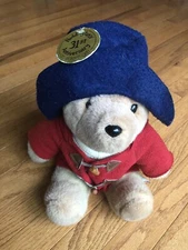 Vintage Plush Paddington Bear 32nd Anniversary 1989 with Original Tags