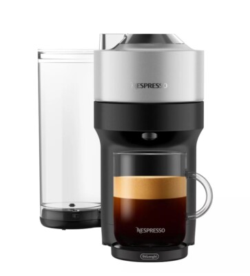 Nespresso Vertuo Pop Deluxe Coffee Maker with 5 Sizes and 40 Blends