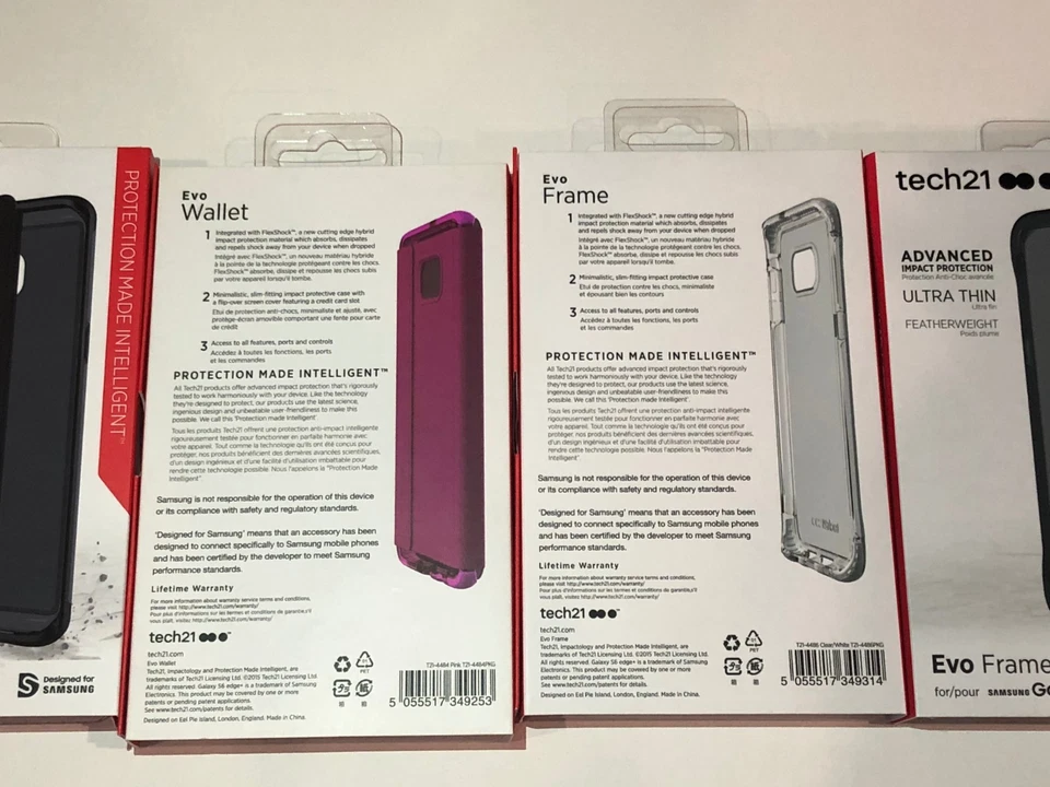 Tech21 Evo Frame & Wallet Cases for Samsung Galaxy S6 Edge+  - Image 4 of 4