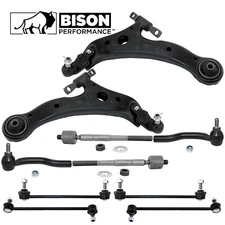 Bison Performance 10pc Front Lower Control Arm Sway Bar Tie Rods Kit For Camry