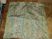 Pottery Barn "Caesarea Israel - Green" Euro Pillow Sham 