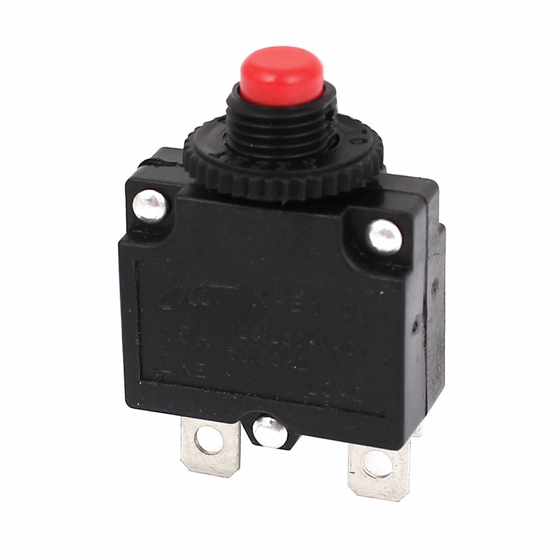 Red Button Overload Protector Ac 125v/250v 15a 45x28x18mm