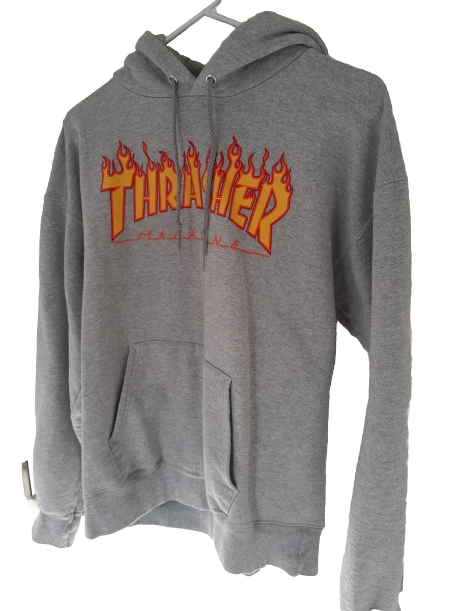 Gray thrasher hoodie sale