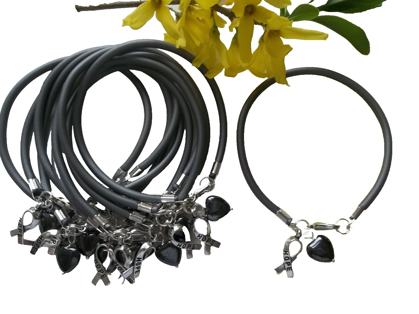 Ювелирные изделия модные силиконовые гематитовые