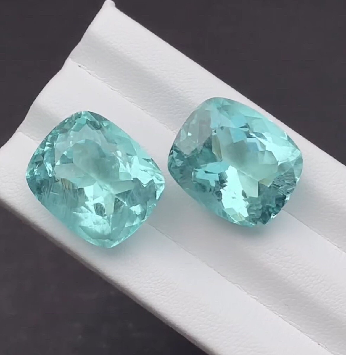 Seafoam Green Aquamarine 39.09ct – Pair (AQ0979) Natural Loose