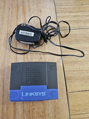 Linksys Ether Fast 10/100 5-Port Workgroup EZXS55W Switch 5 ports AC Adapt
