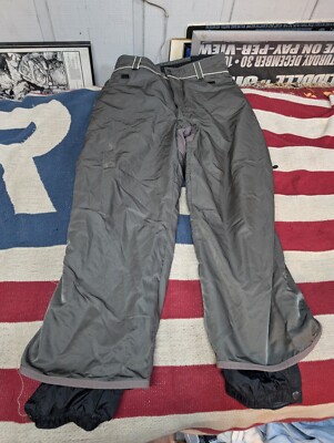 Burton Snow Pants Mens Medium Grey Biolite Snowboard Ski