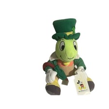 Disney Store St. Patrick's Day Jiminy Cricket Mini Bean Bag Plush 8"