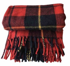 Vintage Wool Throw Blanket Picnic - Haddon Hall Eaton's Canada - Plaid
