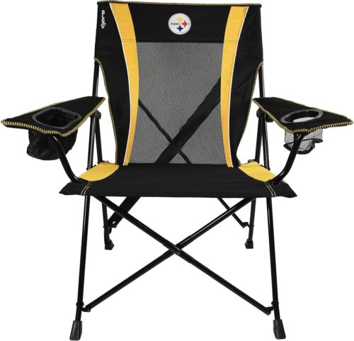 Silla Plegable Pittsburgh Steelers - Capacidad 300 lb y Diseño de Doble Cerradura - Imagen 6 de 10