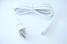 [UL Listed] White 5 Feet Long AC Power Cord f...