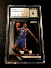 2018-19 Panini Prizm Rookie Deandre Ayton 279 Graded CSG 9 Mint Suns Lakers