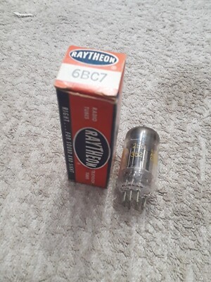 NOS Raytheon 6BC7 Vacuum tube