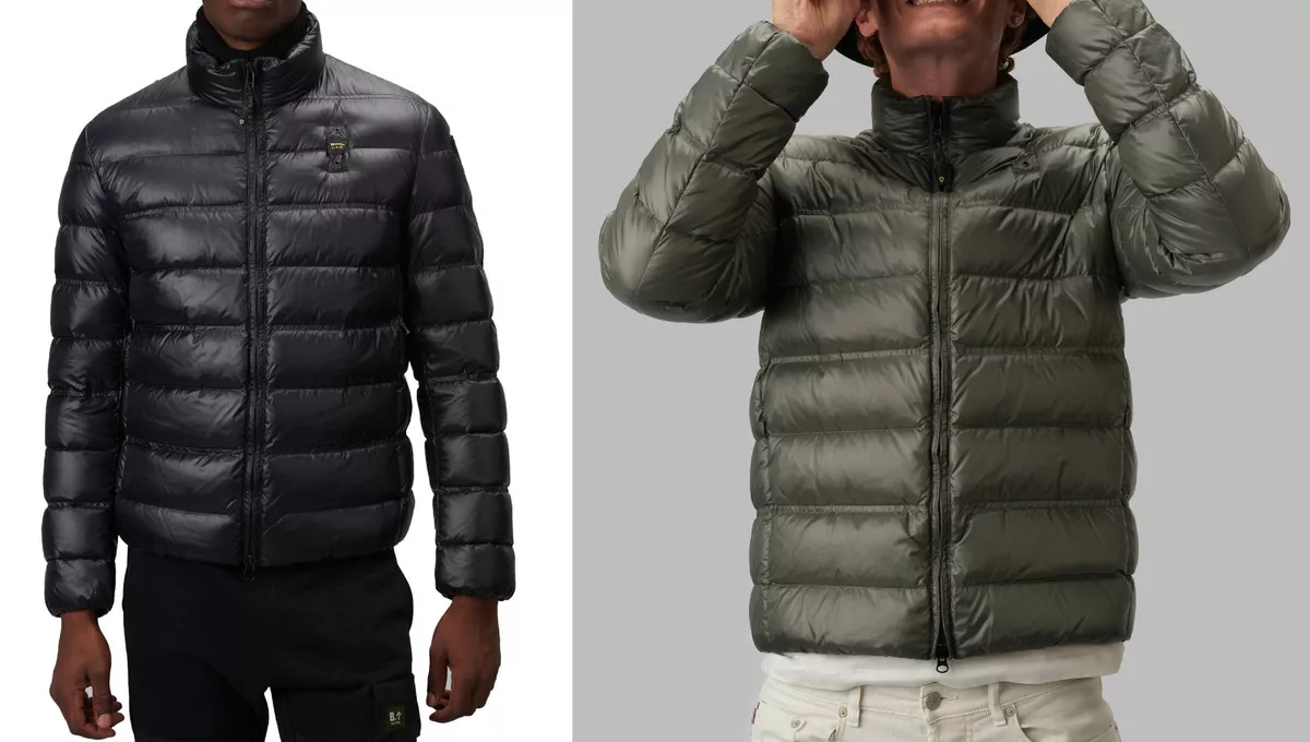 Blauer giubbino top