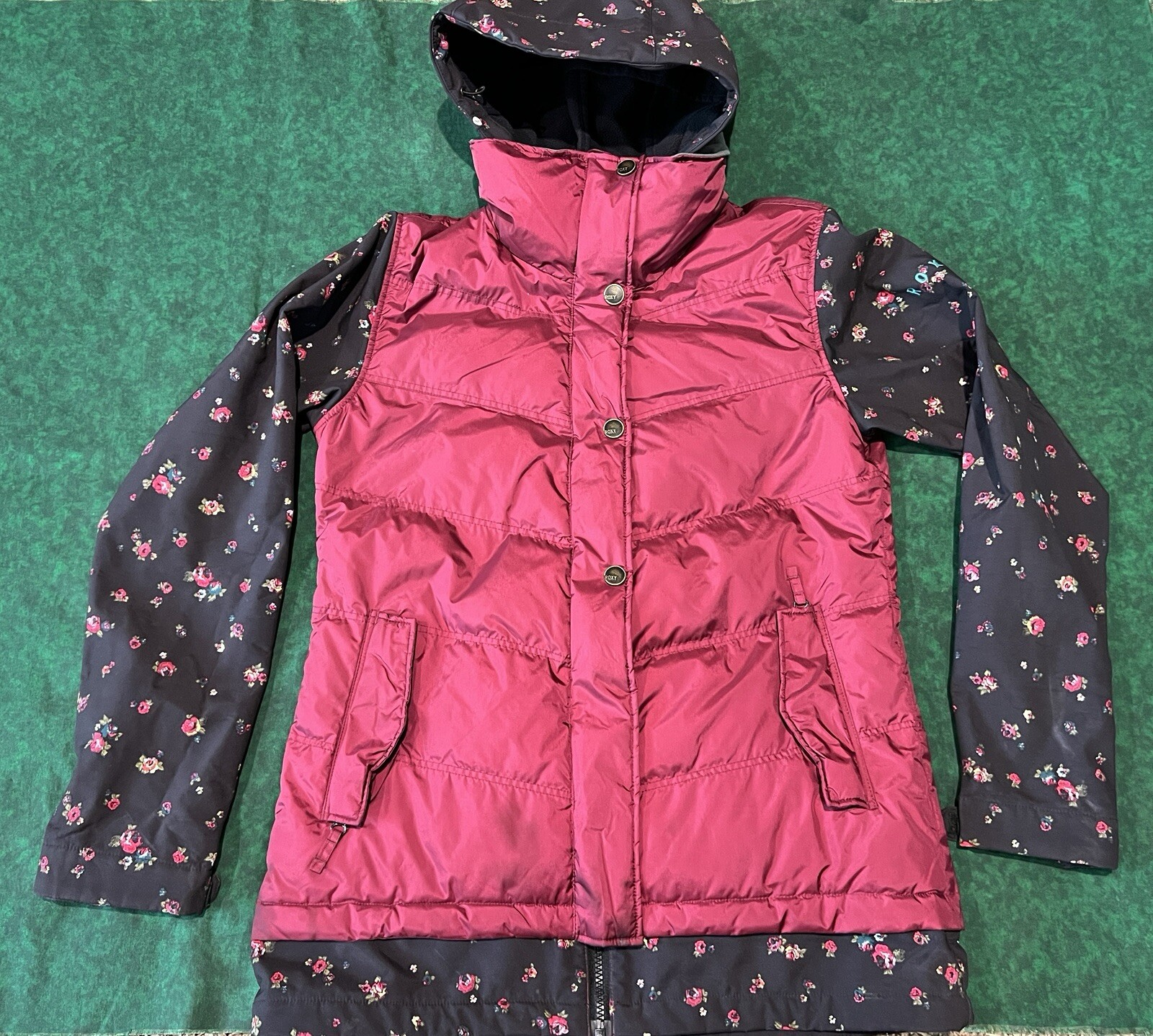 Roxy Bumblebee Softshell Down Jacket 8K Waterproo… - image 1