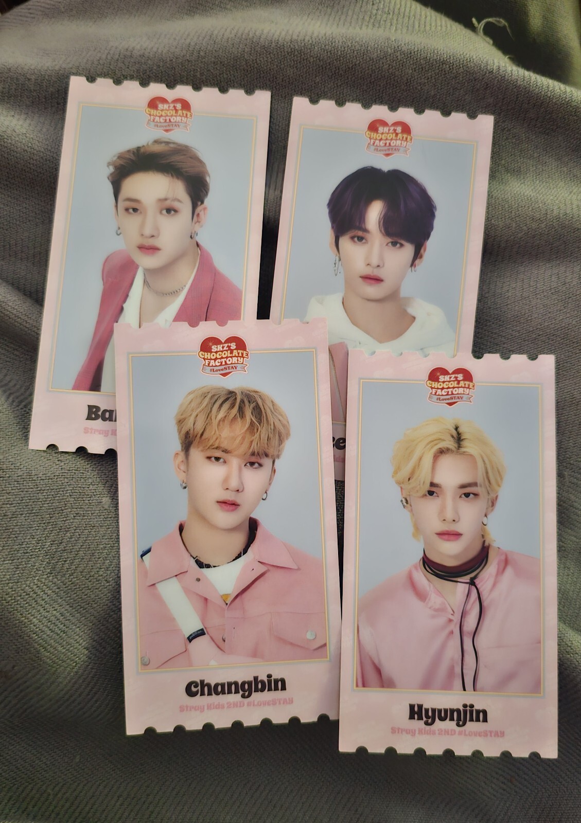 Stray Kids 2nd #LoveStay SKZ'S Chocolate Factory Photo Ticket Photocard Full Set