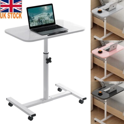 Verstellbarer Notebooktisch Laptoptisch Trolley Schlafsofa Seitenablage tragbar UK