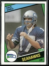 1984 Topps #195 Dave Krieg