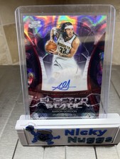 2025-26 Cosmic Chrome Aaron Gordon Electro Static Signatures 3/5 Nuggets Ssp