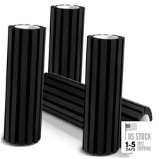 4 Pack Garage Wall Protector Foam Garage Bumpers for Parking Car, Wall Black