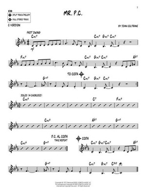 John Coltrane - Giant Steps Book and CD Flute, Violin, Guitar, Clarinet, Trumpet