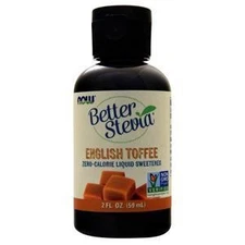 Now Better Stevia Zero-Calorie Liquid Sweetener English Toffee 2 fl.oz