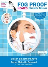 Heated Fog-Free Shower Mirror Anti-Fog Shaving Mirror