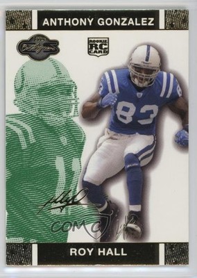 2007 Topps Co-Signers Green Changing Faces Gold /249 Roy Hall #91 Rookie RC 6f8
