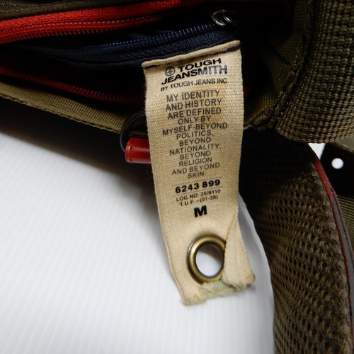 TOUGH JEANSMITH Shoulder Messenger Bag Satchel Y2K Style Tactical Grunge Rare  - Afbeelding 8 van 14