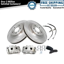 Front Brake Pad & Rotor Kit Semi-Metallic For 06-11 Buick Lucerne Cadillac DTS