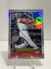 Juan Soto 2019 Donruss Optic Highlights Holo Silver Nationals
