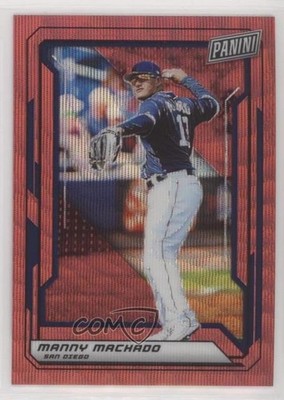 2019 Panini National Convention VIP Red Prizm 8/25 Manny Machado #60 v9t
