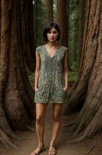 Isabel Marant  toile Sleeveless Pockets Bohemian Mini Dress/Tunic RARE US 2