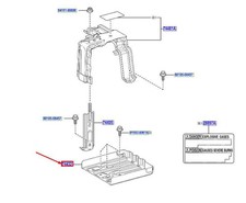 Batteria LEXUS LEXUS NX MK2 n.2 scomparti 7443278010 NUOVA ORIGINALE