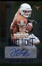 2015 Panini Contenders #200 Jaxon Shipley Auto Blue Foil
