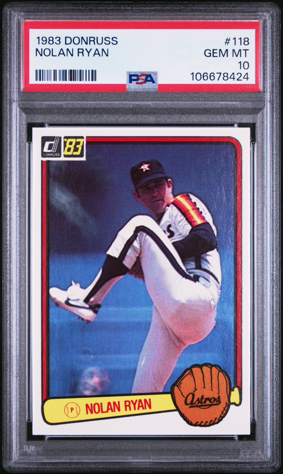 1983 Donruss - Nolan Ryan #118 PSA 10 Gem Mt
