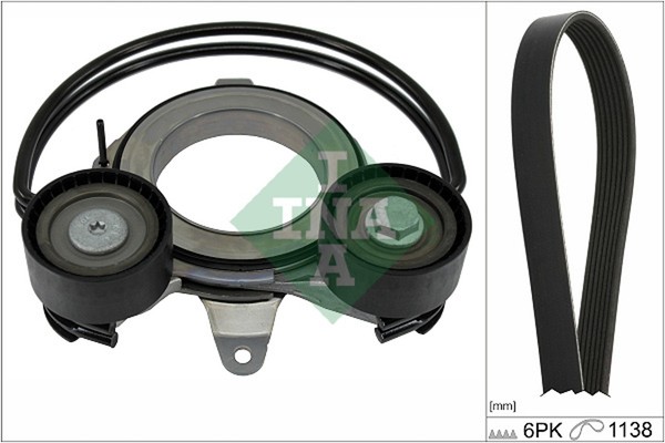 Keilrippenriemensatz Schaeffler INA 529 0571 10 FüR Audi A5 F53 F5P Sportback A7-image