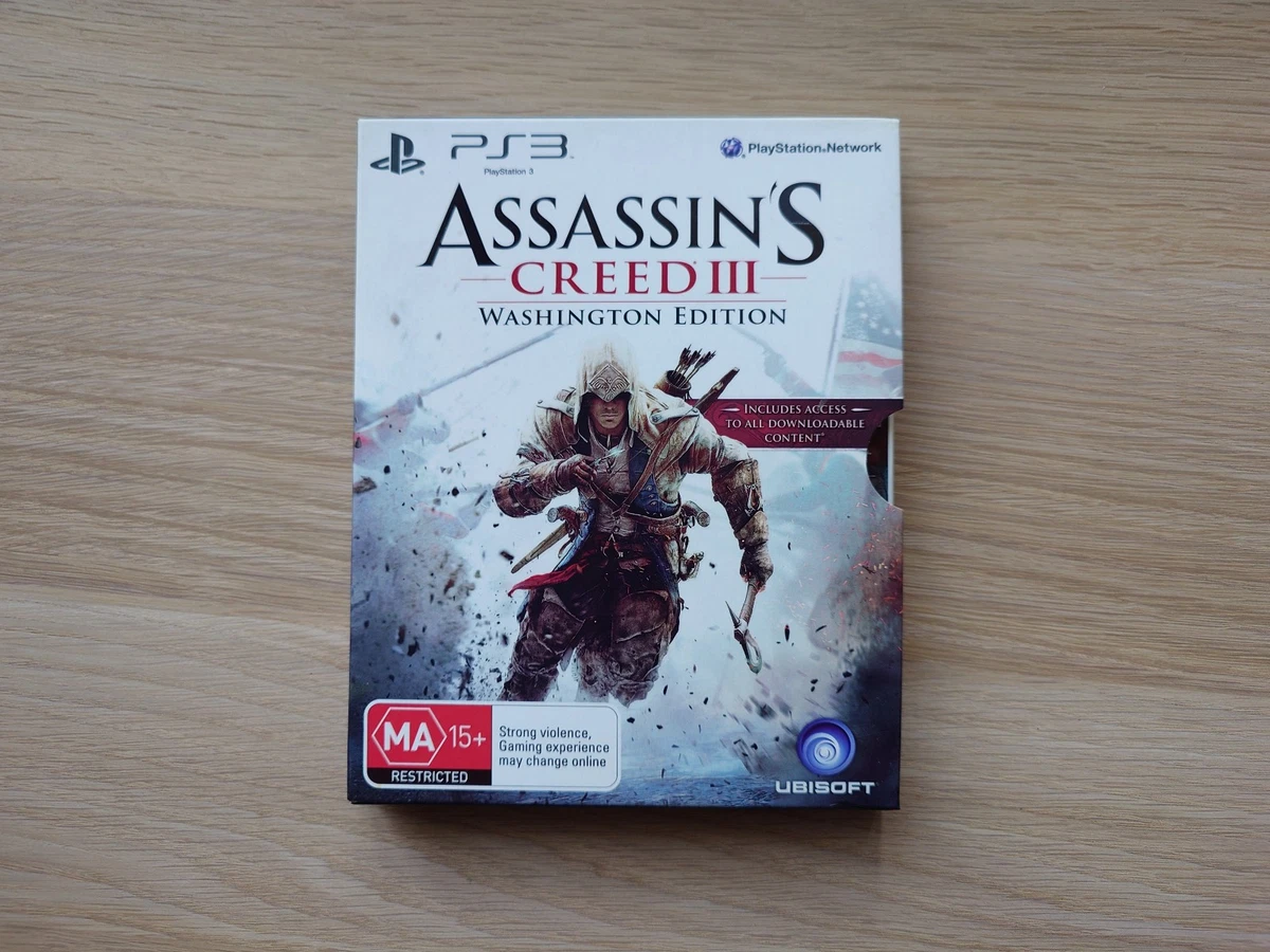 Assassin's Creed 3 Washington Edition - PS3 - Ubisoft (bon état)