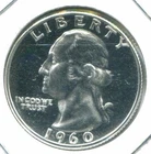 1960 Silver Washington Quarter !!  PROOF !!