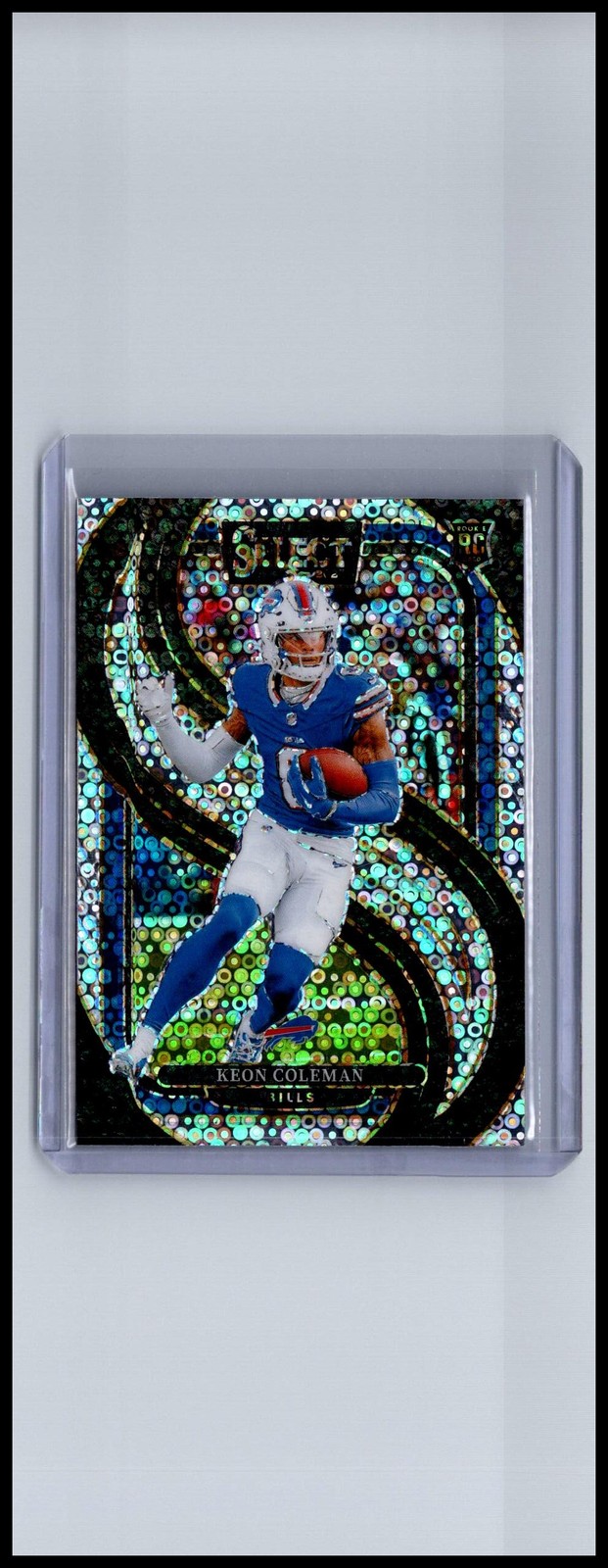 Keon Coleman 2024 Panini Select #153 Disco Prizm