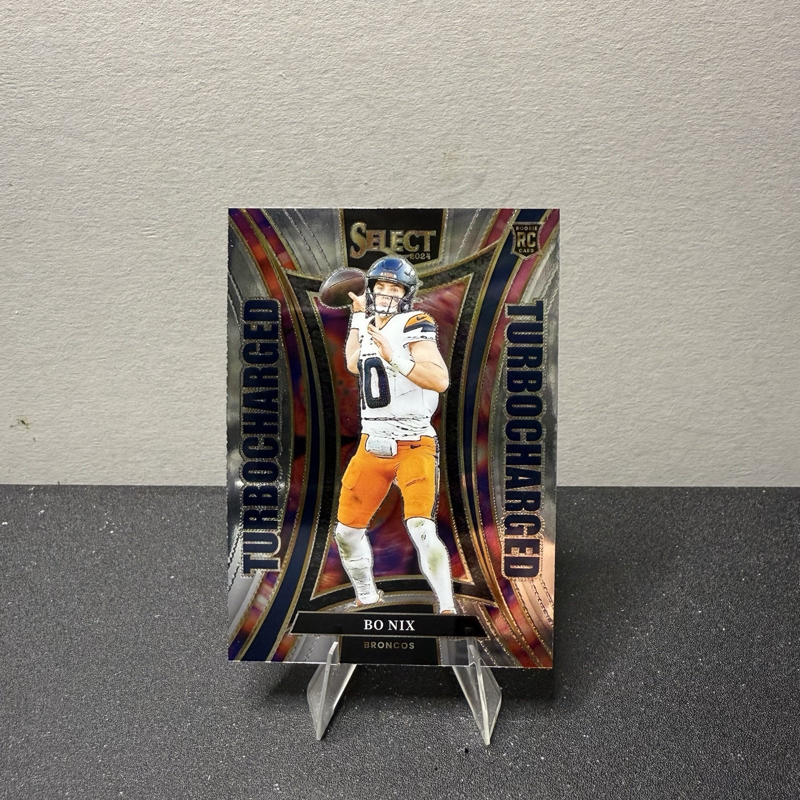 2024 Panini Select - Turbocharged Bo Nix #16 (RC)