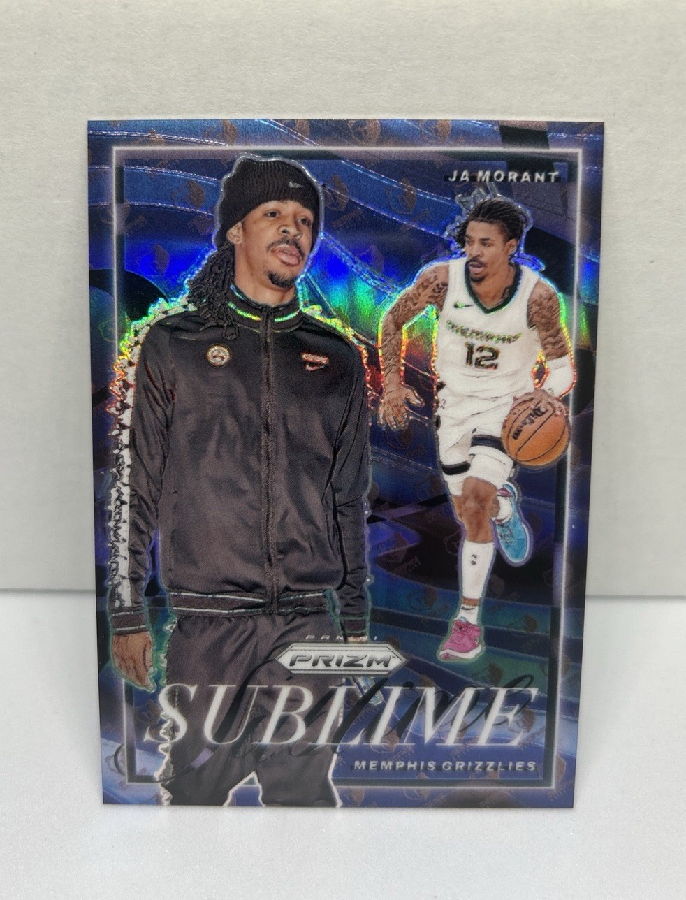 2024-2025 Prizm Sublime Ja Morant SSP CASE HIT Memphis Grizzlies REALLY CLEAN!!