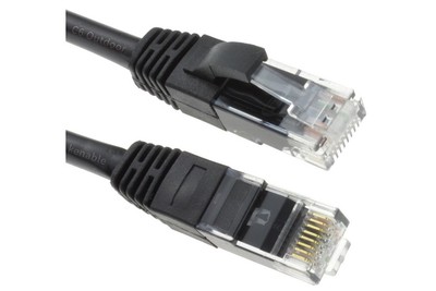Maplin Outdoor Externes CAT6 Kupfer UTP Ethernet Netzwerkkabel - Schwarz - 50m...