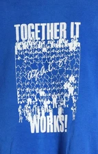 Vintage Screen Stars Best '87 Together It Works! Large Single Stitch 50/50