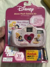 Vtg Disney Princess 35mm Flash Camera Kit Pink NEW SEALED IN PACKAGE
